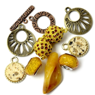 JJB White Label Statements Beads - Topaz