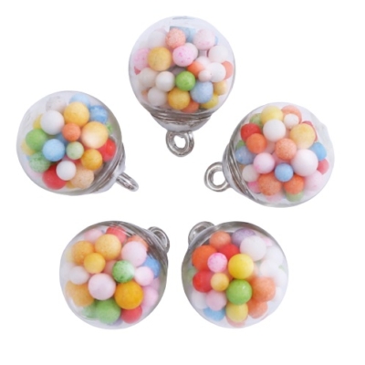 Heart Candy Charms - 6 per package