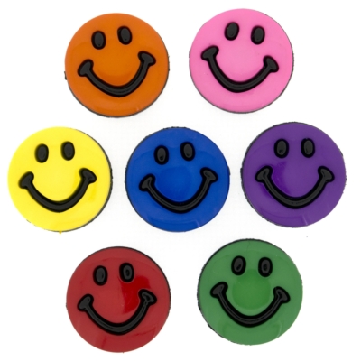 colorful smiley face craft buttons bulk lot 144 pieces for diy crafts sewing classroom supplies