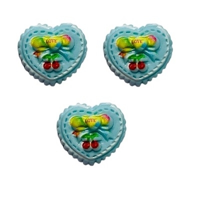 Heart Candy Charms – 6 per package – Shelly's Buttons And More Online Store