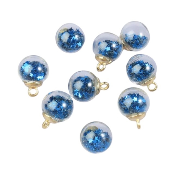 Bubble Ball Charms: Patriotic Red, White & Blue - Image 2