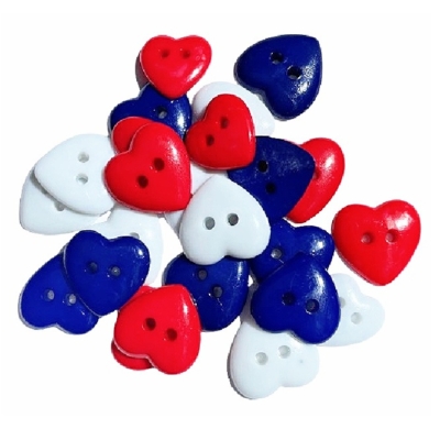 Heart Candy Charms – 6 per package – Shelly's Buttons And More Online Store