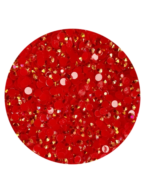 Crystal Stones Embellishments - Cherry Red