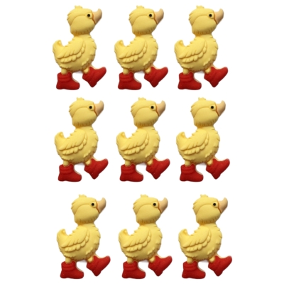 Rain Boots Duck Craft Embellishment - 9 pieces